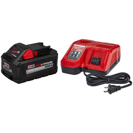 Milwaukee Tool MilwaukeeÂ® M18â„¢ REDLITHIUMâ„¢ HIGH OUTPUT XC8.0 Starter Kit 48-59-1880